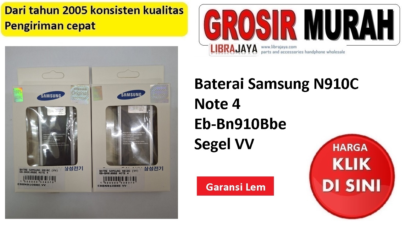 Baterai Samsung N910C VV Eb-Bn910Bbe Note 4