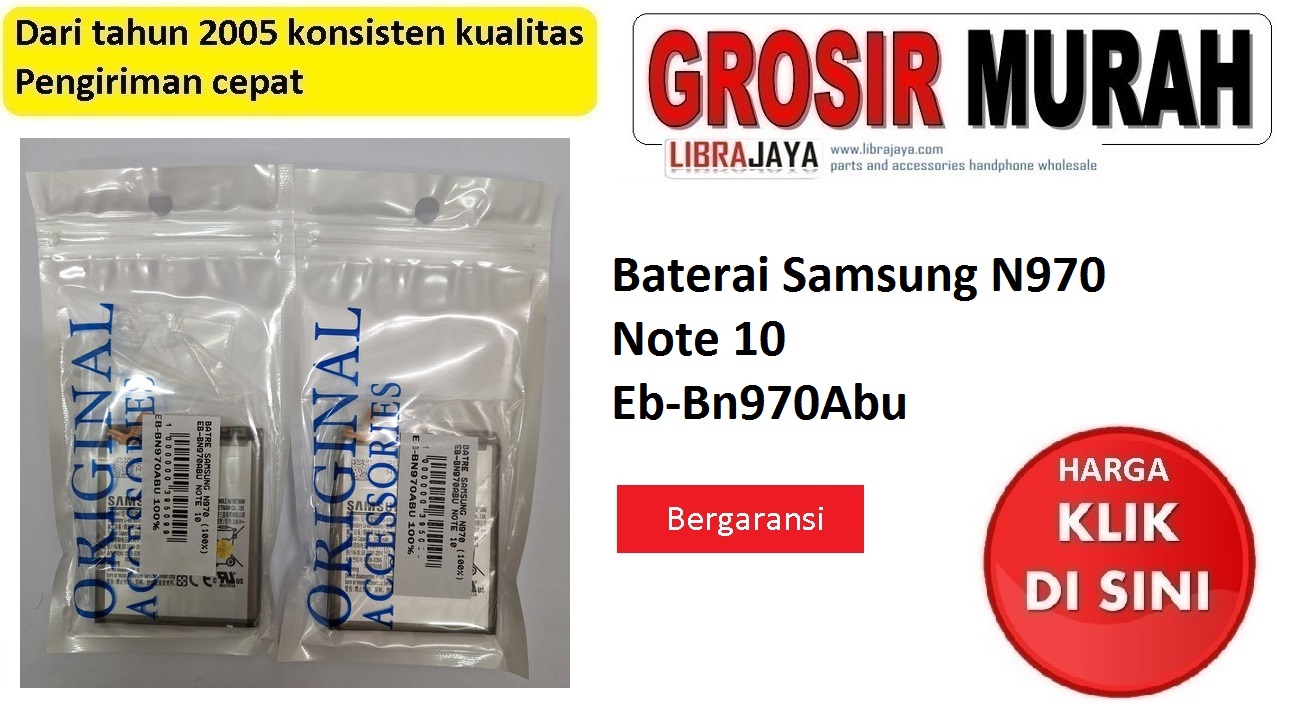 Baterai Samsung N970 ORI Eb-Bn970Abu Note 10