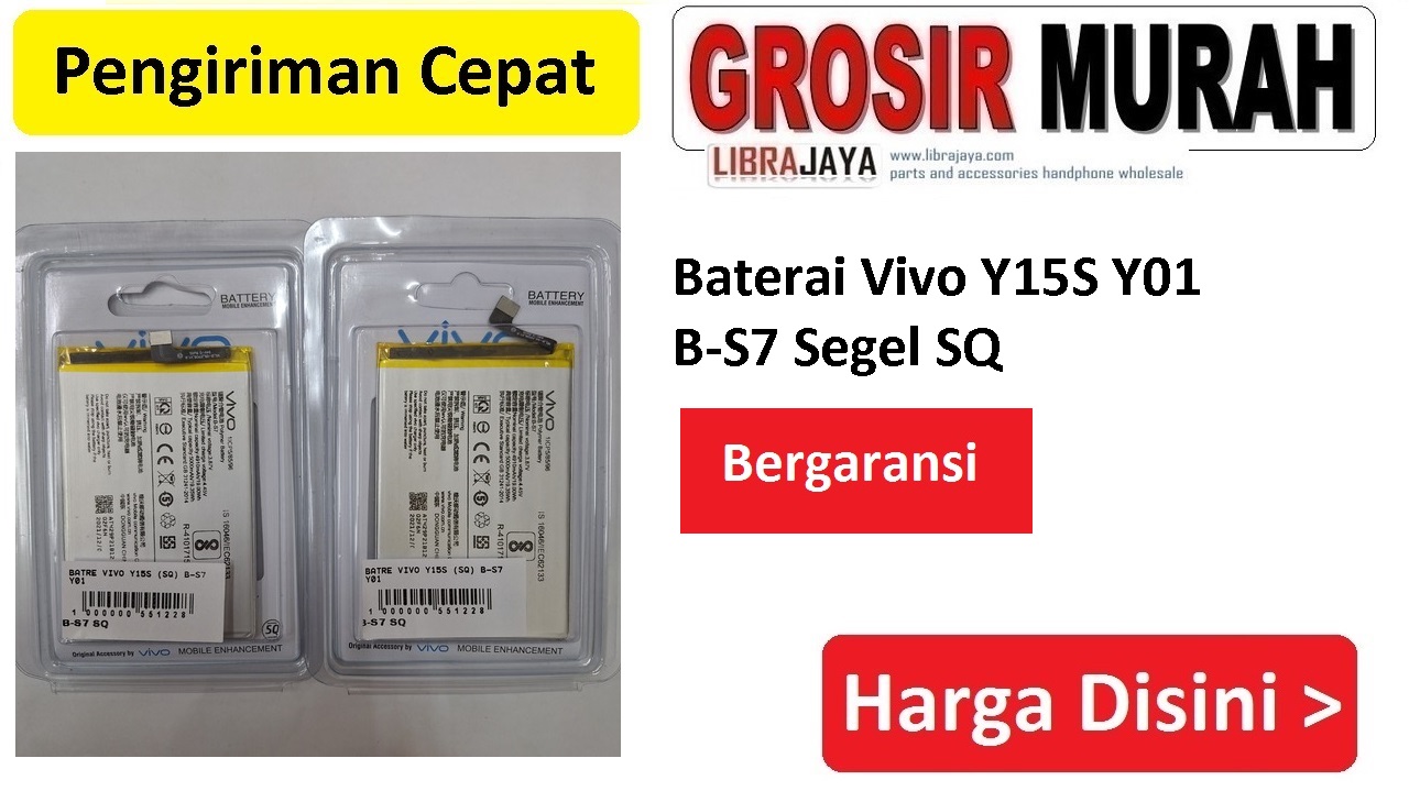 Baterai Vivo Y15S Y01 B-S7 Segel SQ