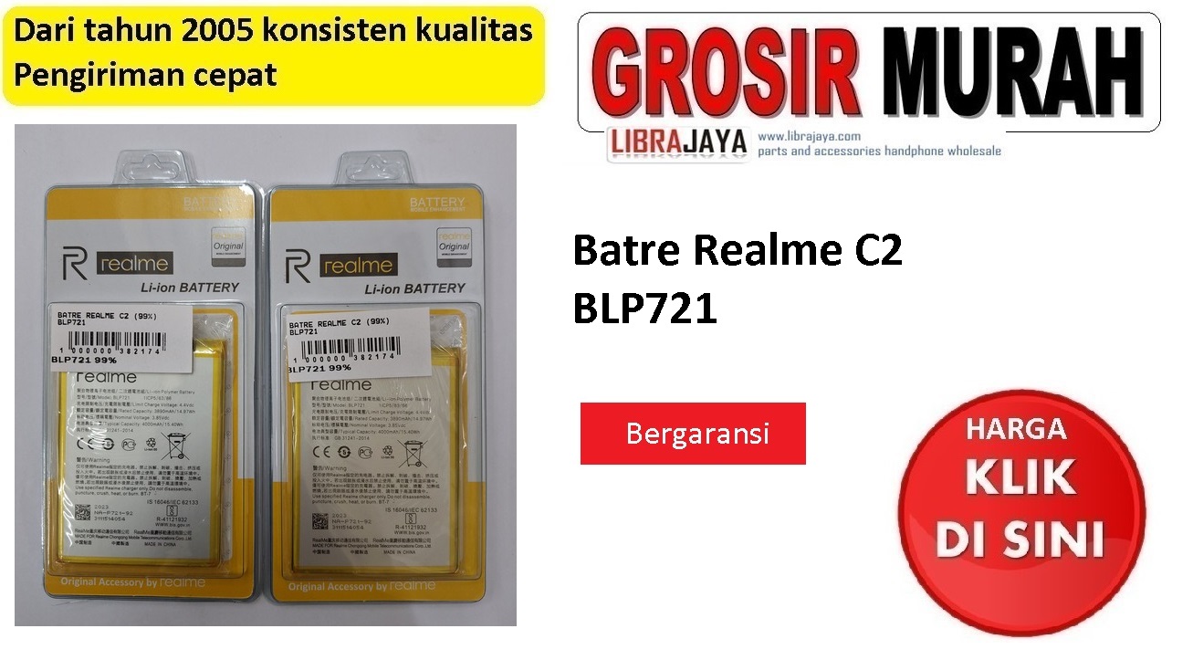 Batre Realme C2 Blp721