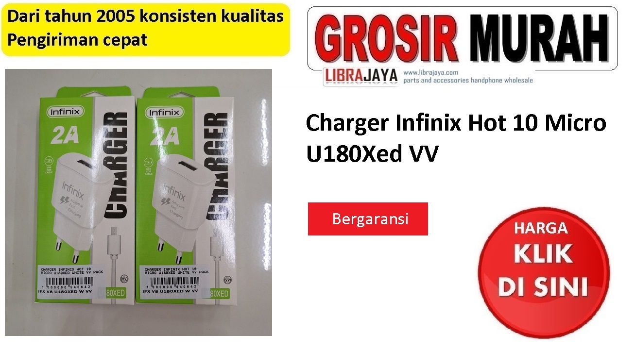 Charger Infinix Hot 10 Micro U180Xed VV