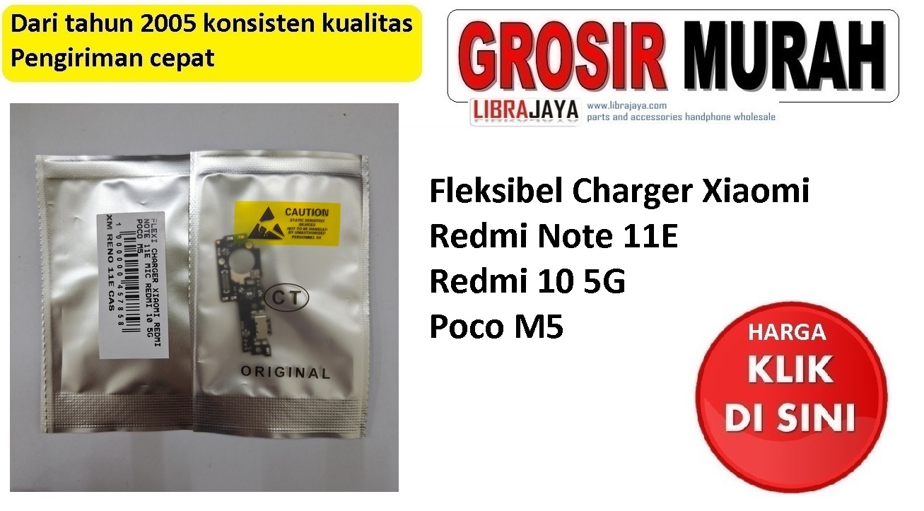 Fleksibel Charger Xiaomi Redmi Note 11E Redmi 10 5G Poco M5