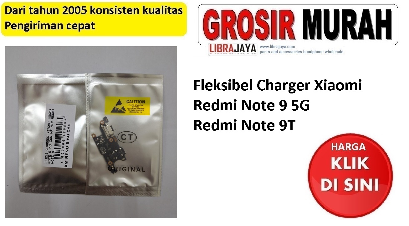 Fleksibel Charger Xiaomi Redmi Note 9 5G Con Hf Mic Redmi Note 9T