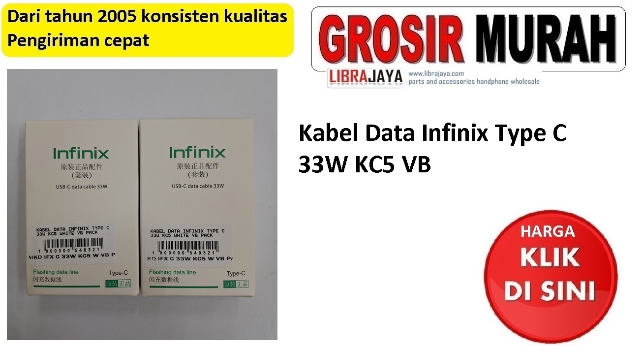 Kabel Data Infinix Type C 33W KC5 VB