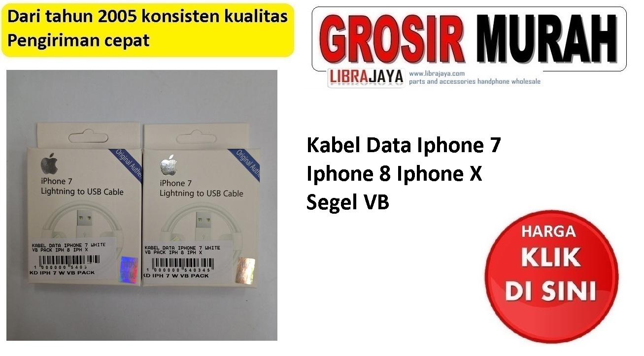 Kabel Data Iphone 7 VB Iphone 8 Iphone X