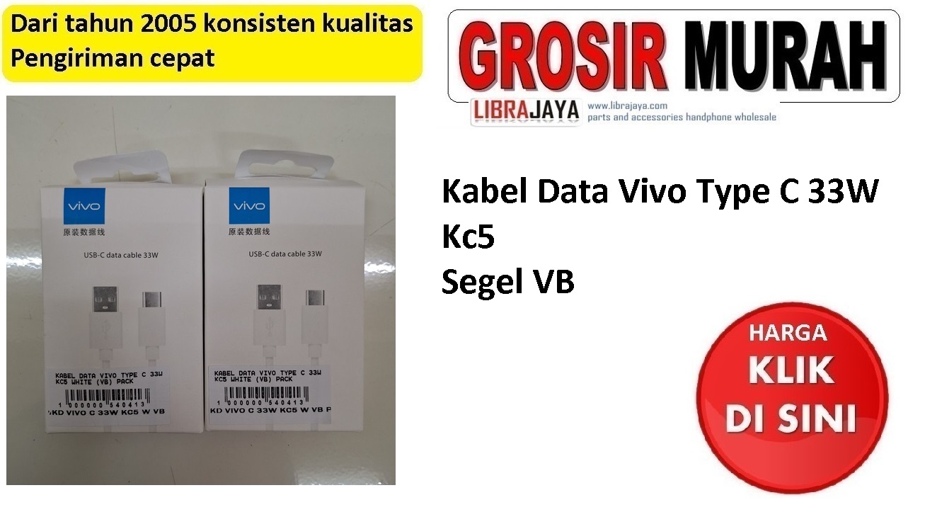Kabel Data Vivo Type C 33W Kc5 vb