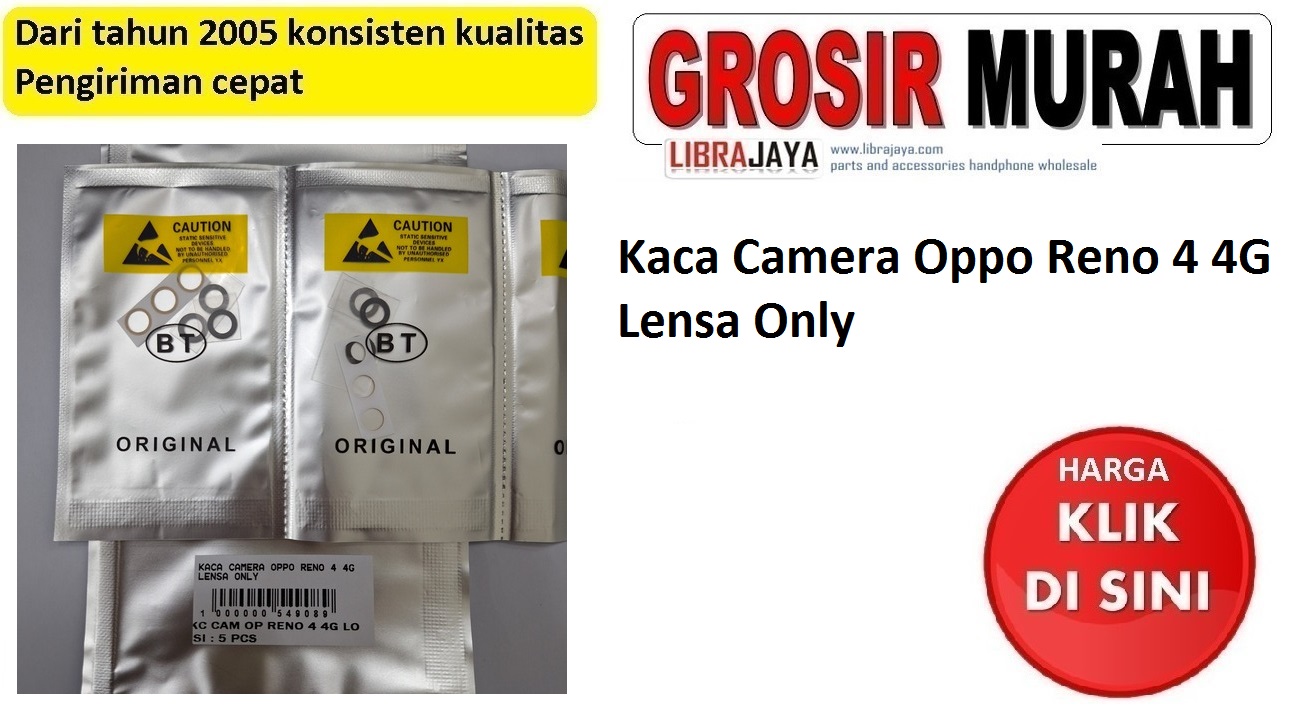 Kaca Camera Oppo Reno 4 4G Lensa Only