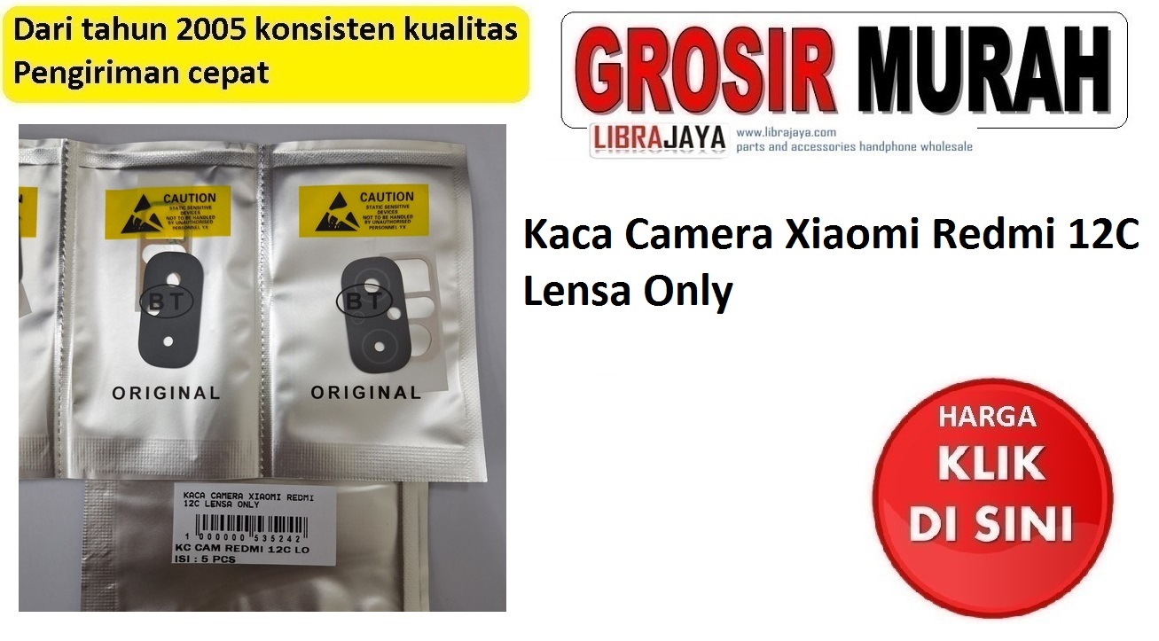 Kaca Camera Xiaomi Redmi 12C Lensa Only