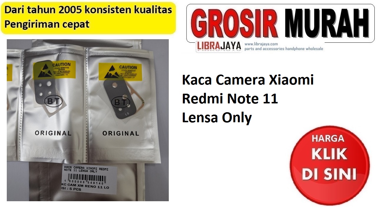 Kaca Camera Xiaomi Redmi Note 11 Lensa Only