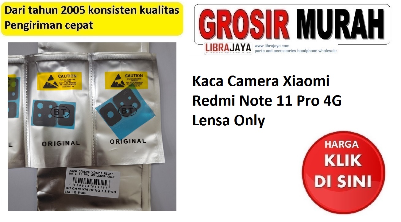 Kaca Camera Xiaomi Redmi Note 11 Pro 4G Lensa Only