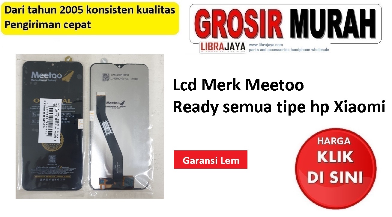 Lcd Xiaomi anti nombok garansi lem