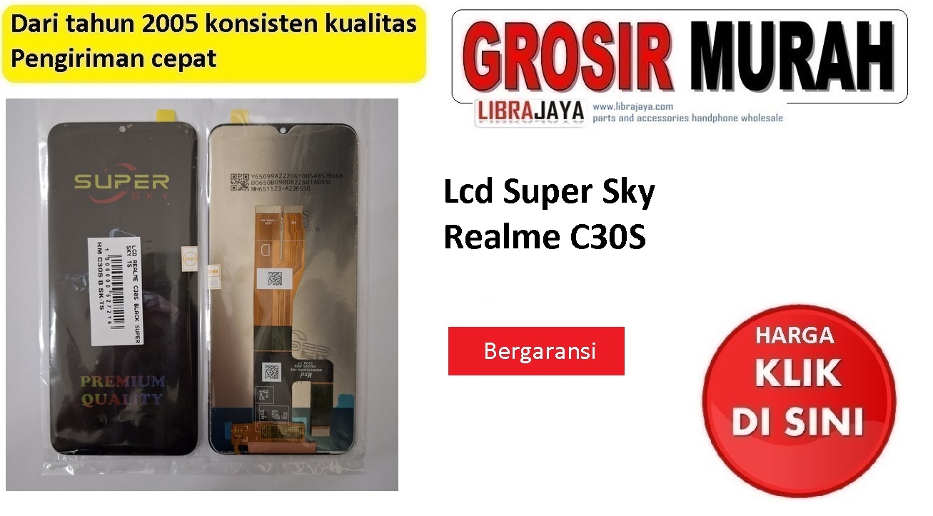 Lcd merk Super Sky Realme C30S MXD1650EBAPU-109 lcd realme c30s bergaransi