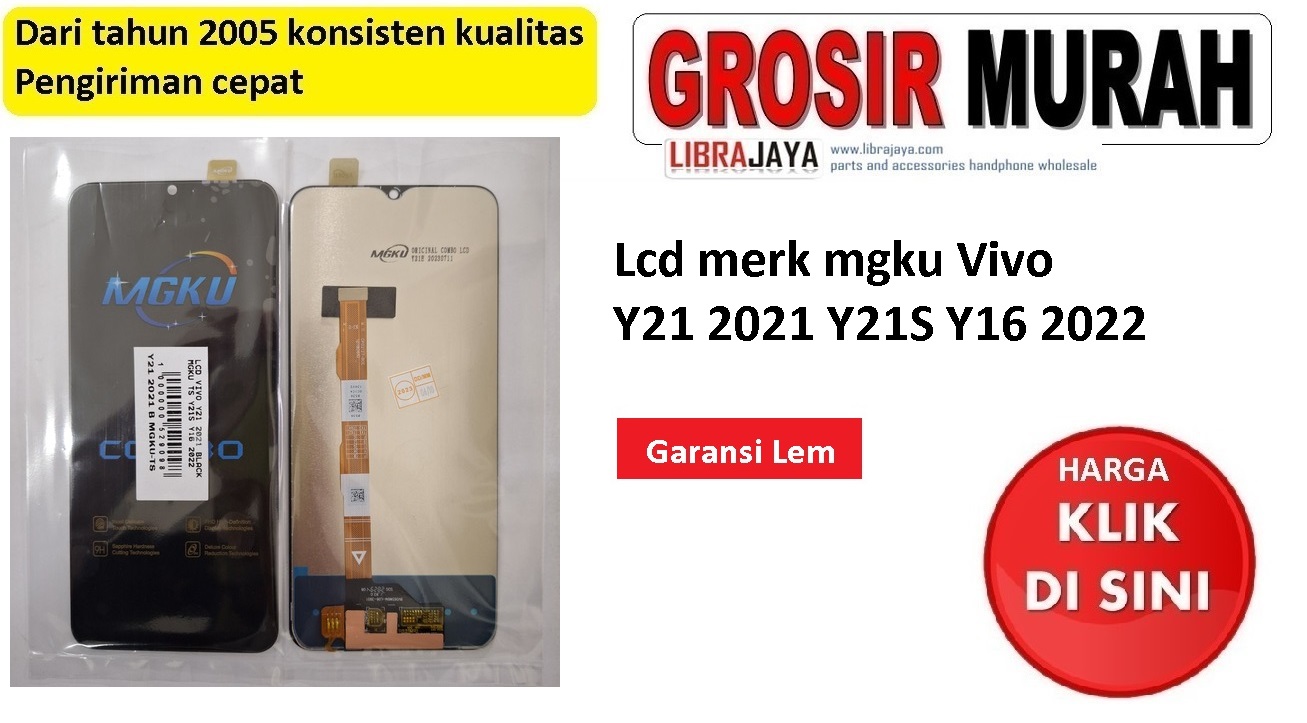 Lcd merk mgku Vivo Y21 2021 Y21S Y16 2022
