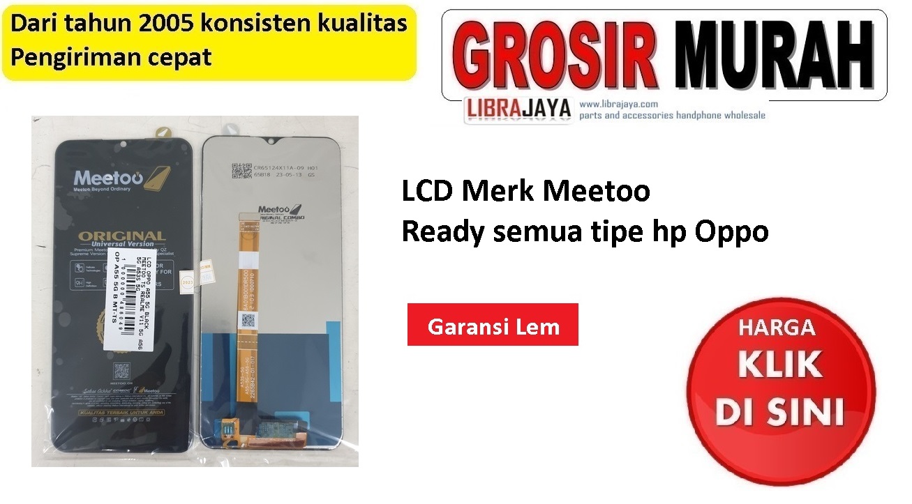 Lcd oppo anti nombok garansi lem