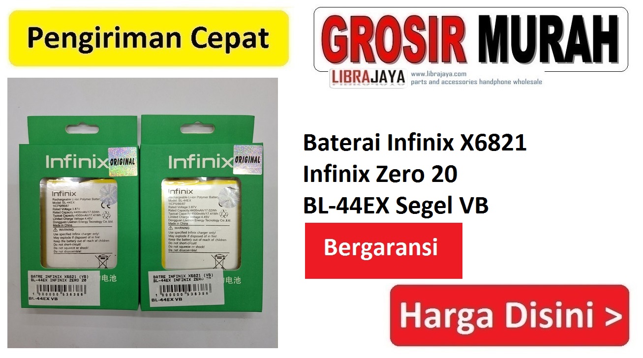 Baterai Infinix X6821 Infinix Zero 20 Bl-44EX Segel VB