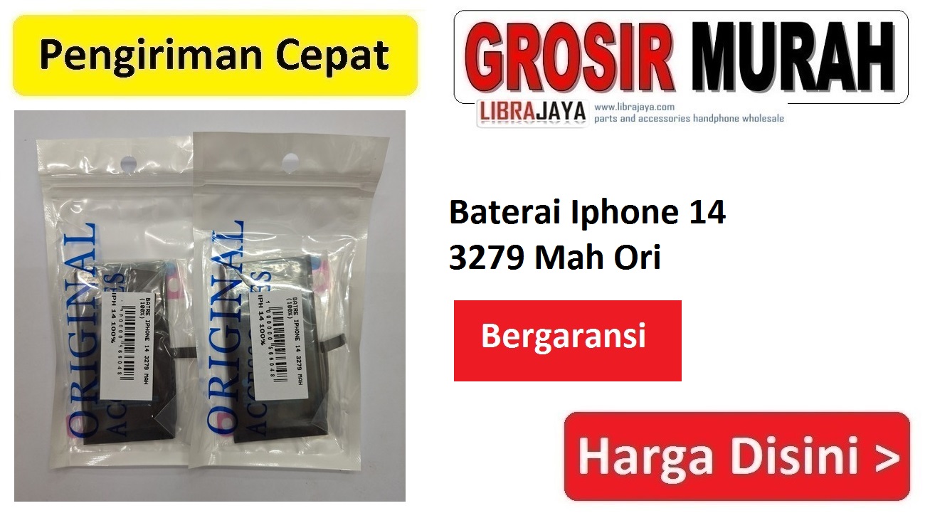 Baterai Iphone 14 3279 Mah Ori