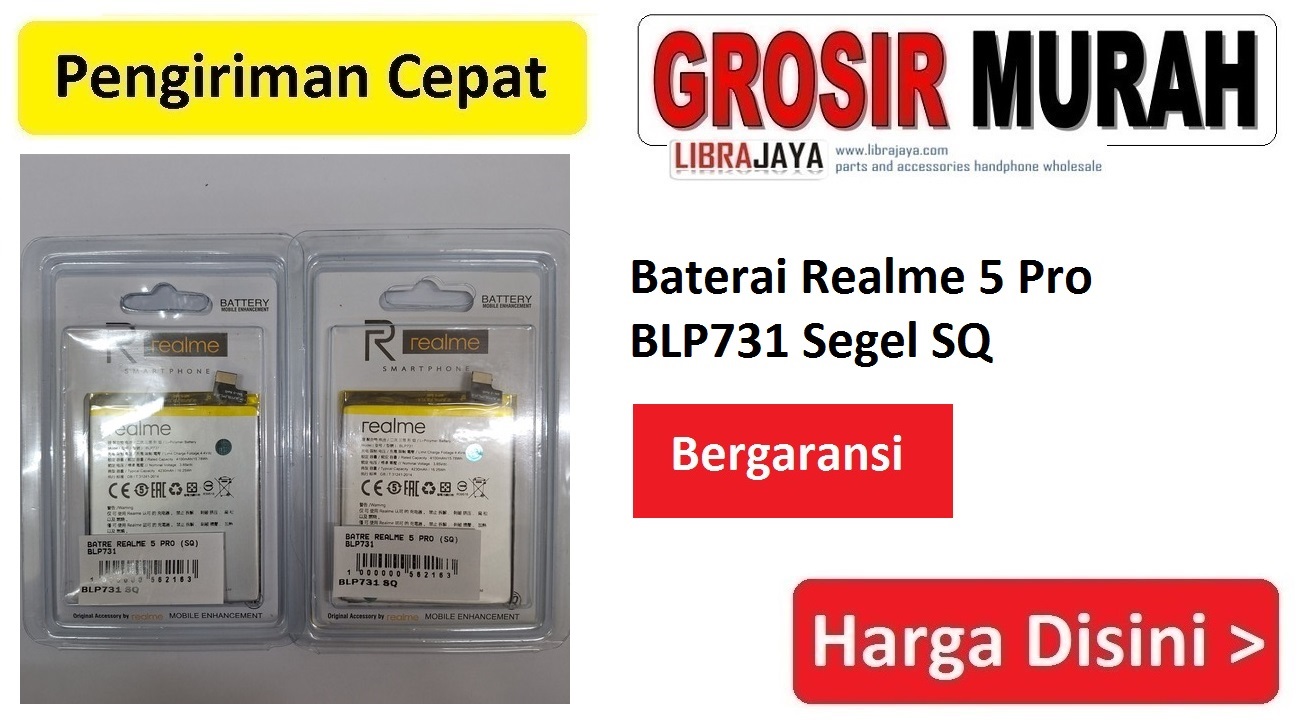 Baterai Realme 5 Pro BLP731 Segel SQ