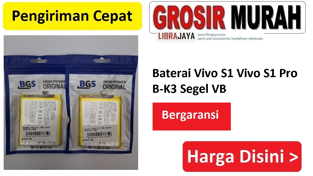 Baterai Vivo S1 Vivo S1 Pro B-K3 Segel VB Bergaransi