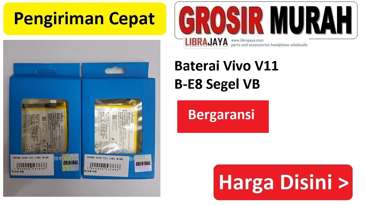 Baterai Vivo V11 B-E8 Segel VB bergaransi