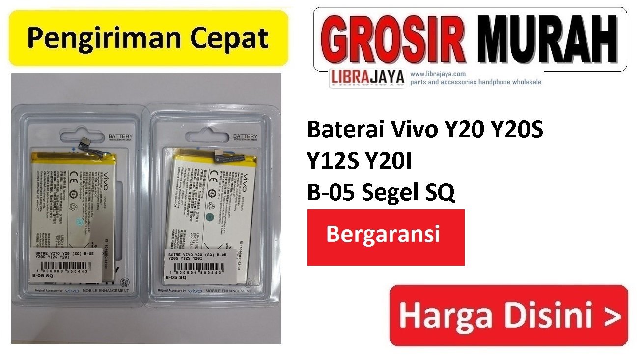 Baterai Vivo Y20 B-05 Segel SQ Bergaransi