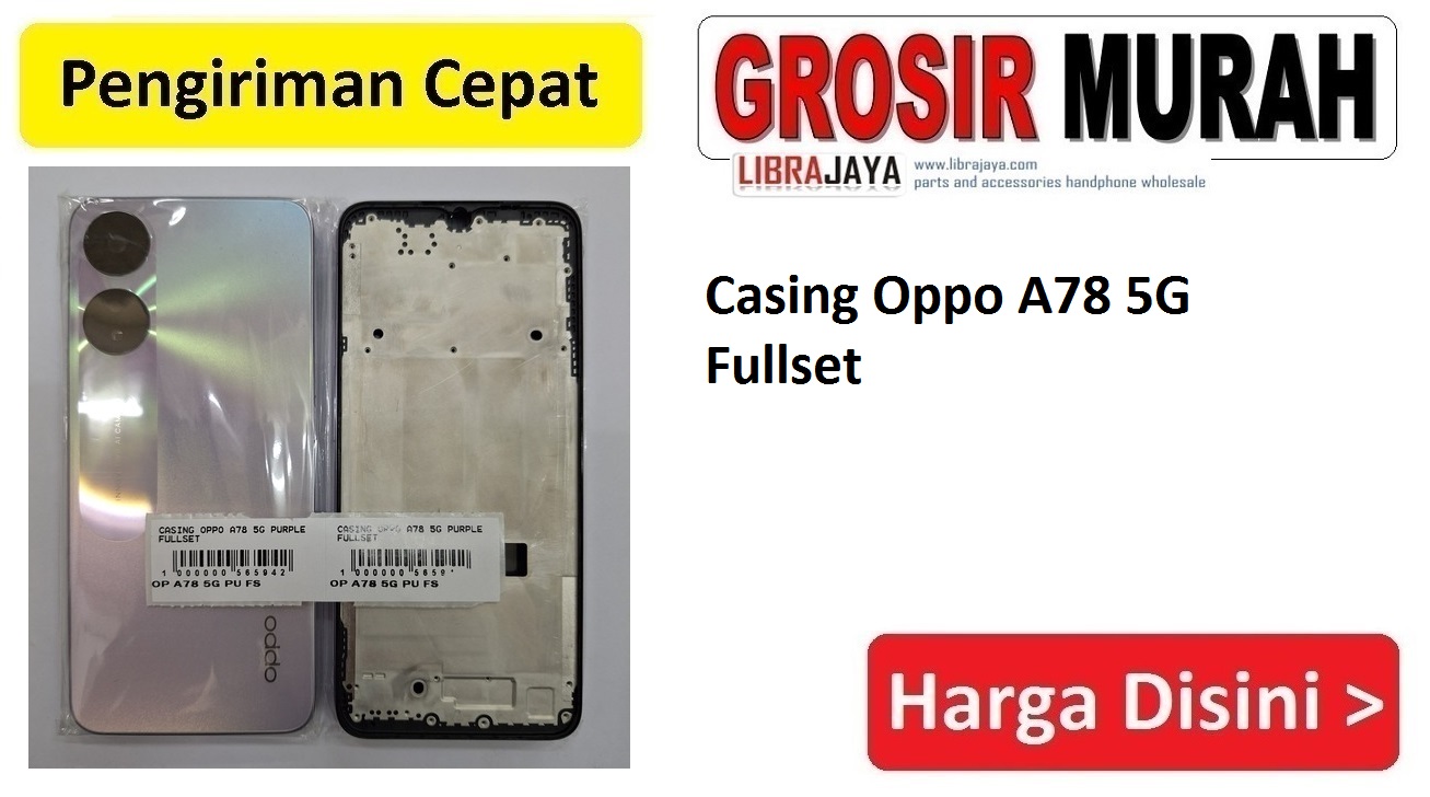 Casing Oppo A78 5G Fullset