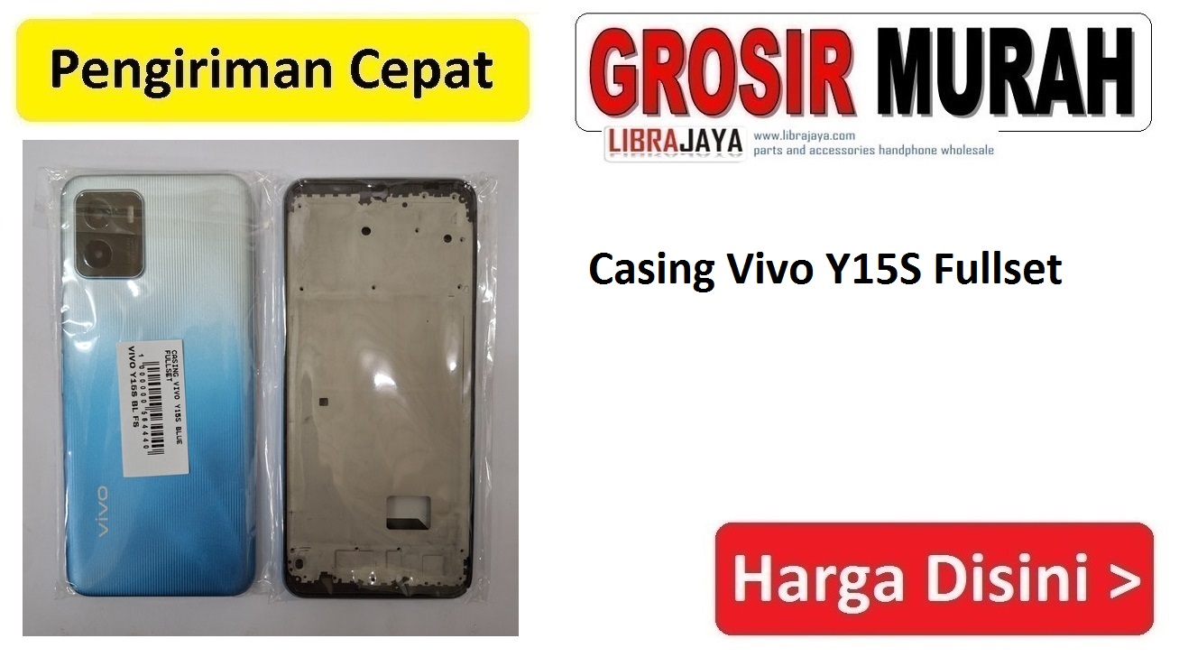 Jual Casing Vivo Y15S Fullset housing kesing