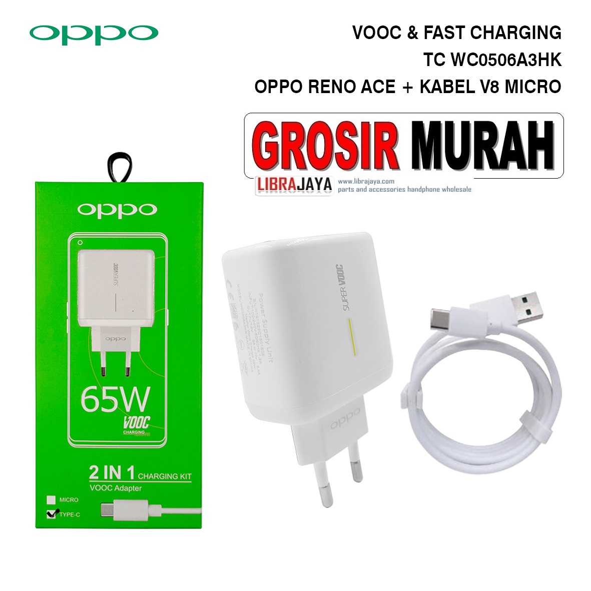 Charger Oppo Micro Wc0506A3Hk Bergaransi