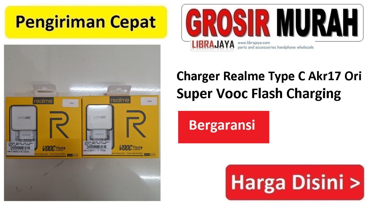 Charger Realme Type C Akr17 Ori Super Vooc Flash Charging