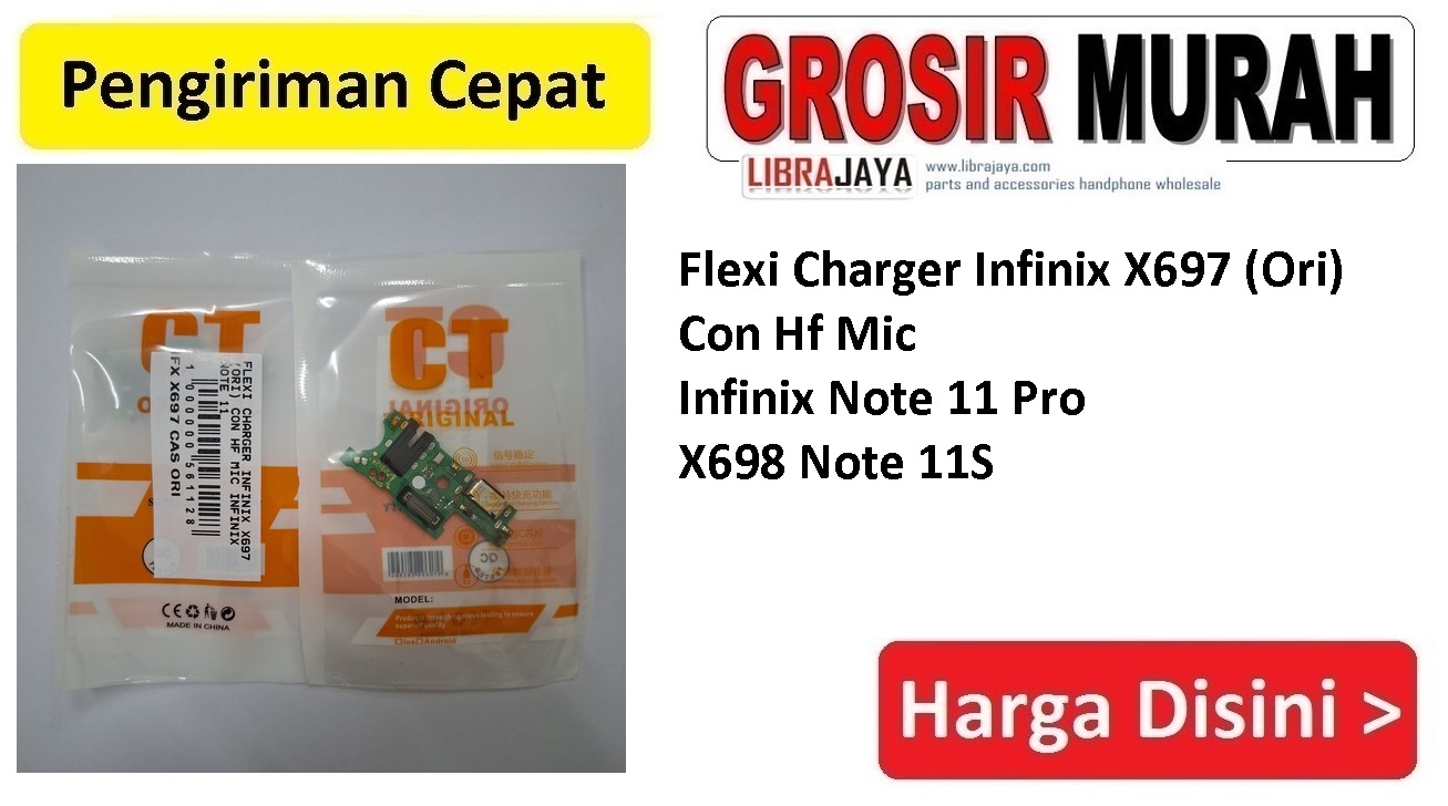 Fleksibel Charger Ori Infinix Note 11S Con Hf Mic Infinix Note 11 Pro X698 X697
