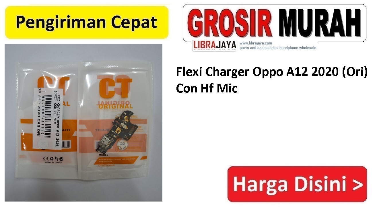Fleksibel Charger Ori Oppo A12 2020 Con Hf Mic
