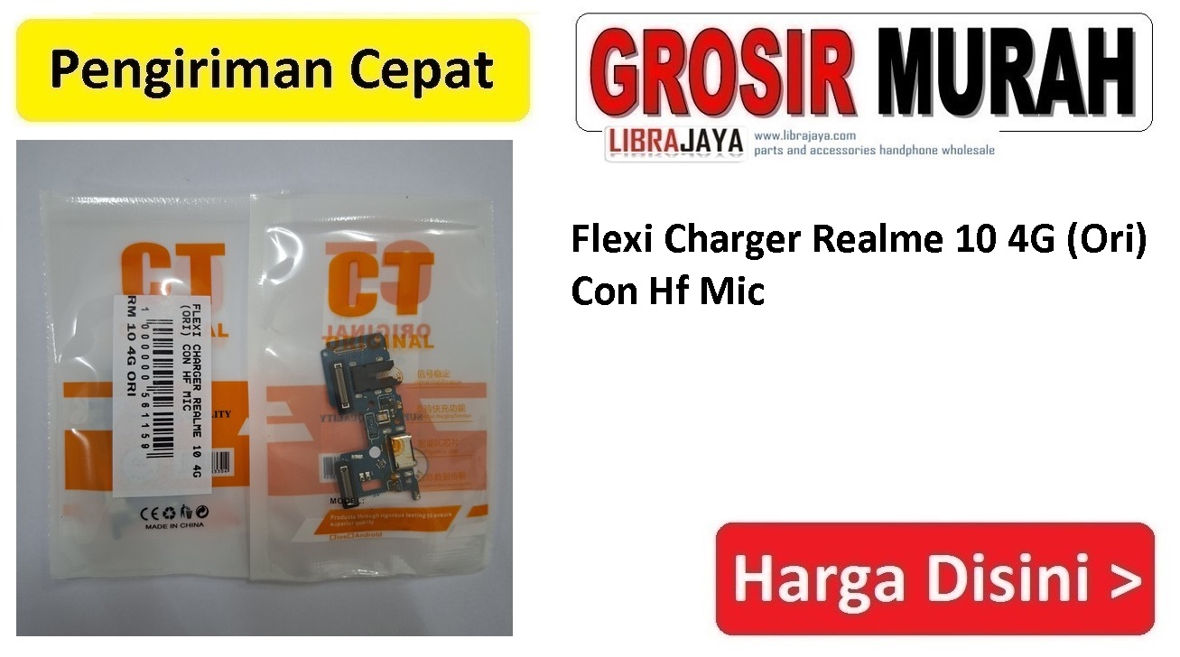 Fleksibel Charger Ori Realme 10 4G Con Hf Mic
