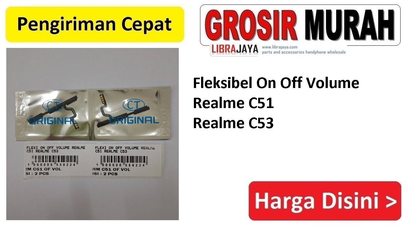 Fleksibel On Off Volume Realme C53 C51