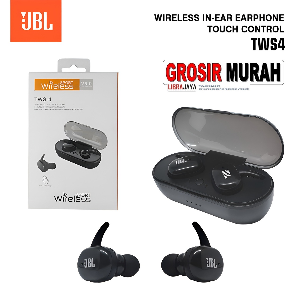 Handsfree Bluetooth Jbl Tws 4