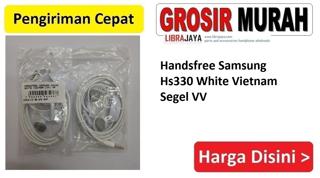 Handsfree Samsung Hs330 White Vietnam Segel VV