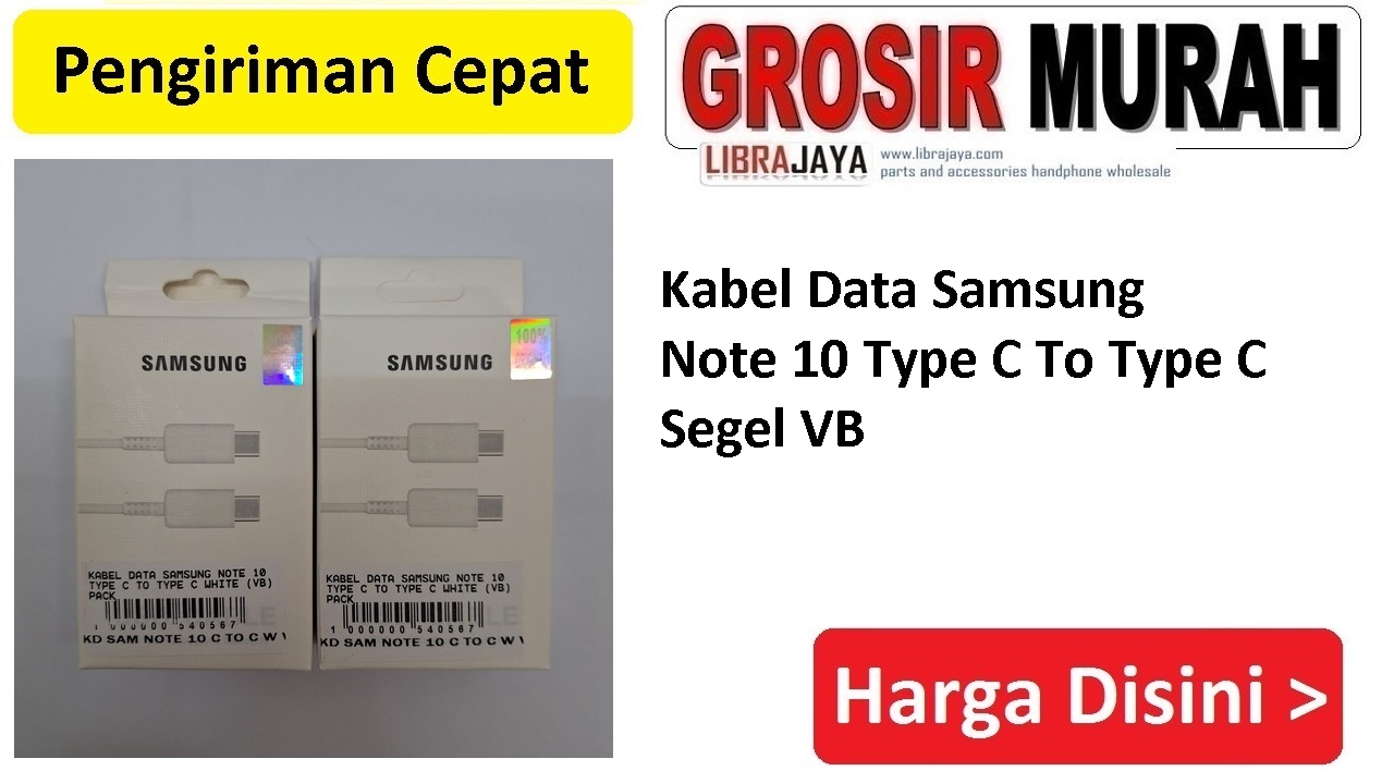 Kabel Data Samsung Note 10 Type C To Type C Segel VB