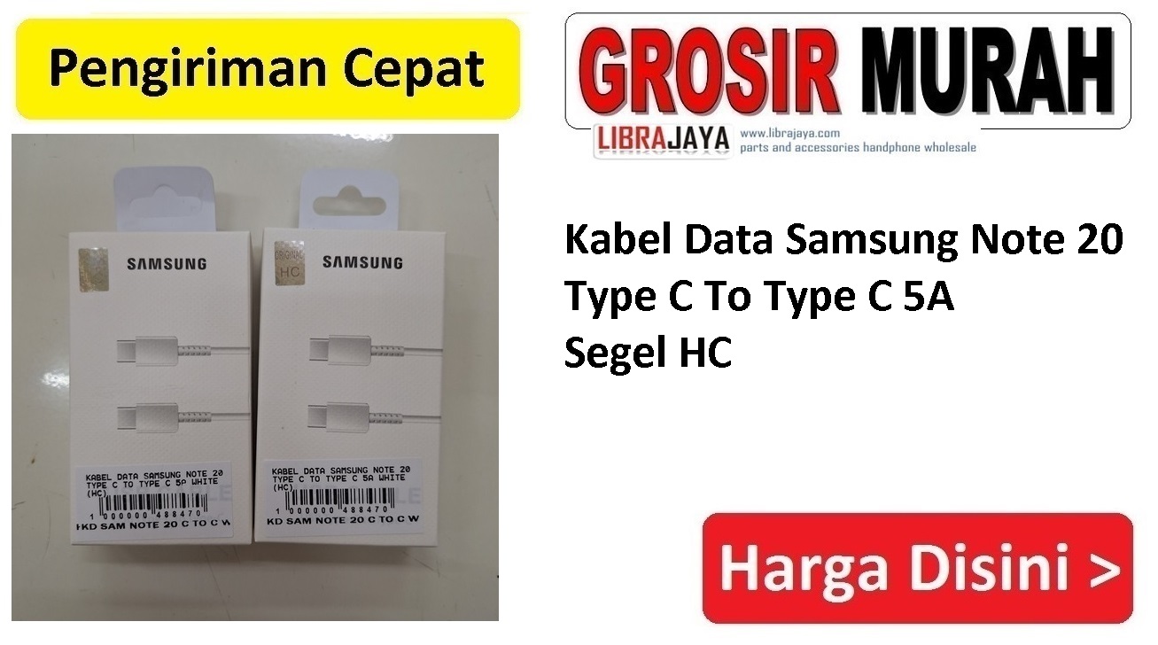 Kabel Data Samsung Note 20 Type C
