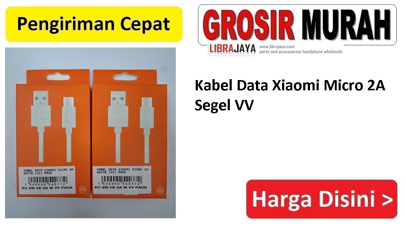 Kabel Data Xiaomi Micro 2A Segel VV