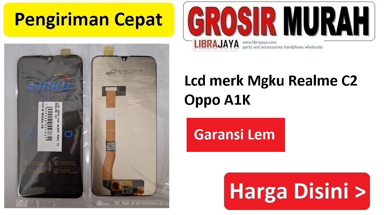 Lcd merk Mgku Realme C2 Oppo A1K FPC-HTT061H007-AO Garansi lem