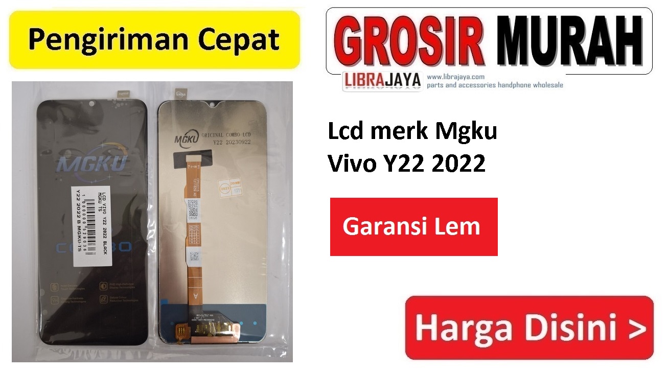 Lcd merk Mgku Vivo Y22 2022