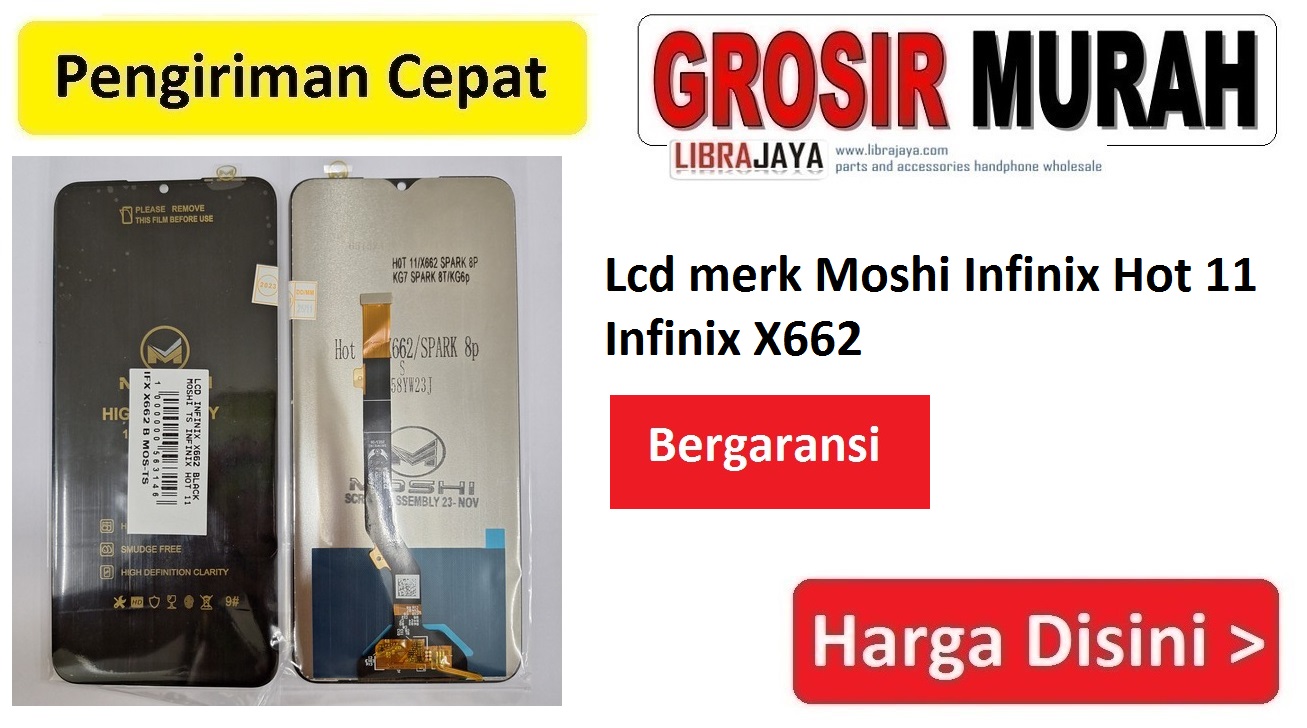 Lcd merk Moshi Infinix Hot 11 Infinix X662