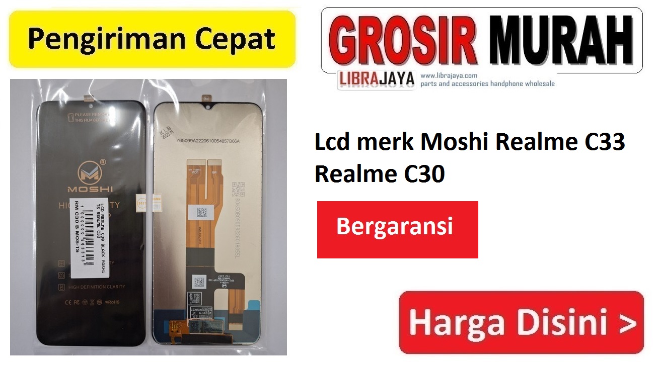 Lcd merk Moshi Realme C33 Realme C30