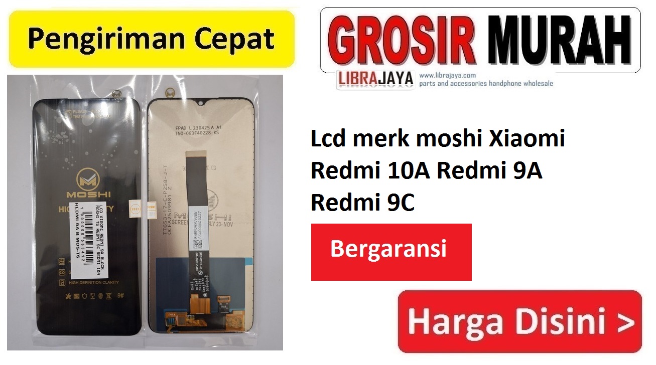 Lcd merk moshi Xiaomi Redmi 10A Redmi 9A Redmi 9C