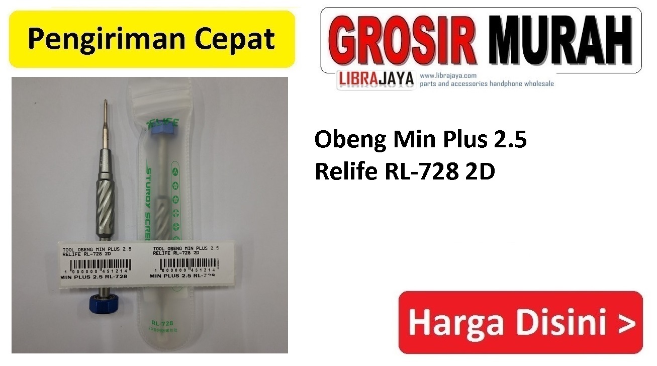 Obeng Min Plus 2.5 Relife RL-728 2D