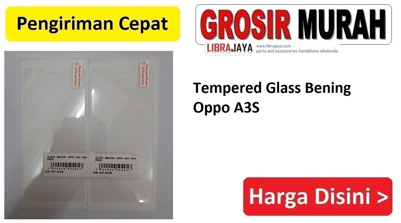 Tempered Glass Bening Oppo A3S