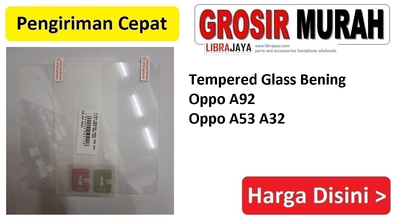 Tempered Glass Bening Oppo A92 Oppo A53 A32
