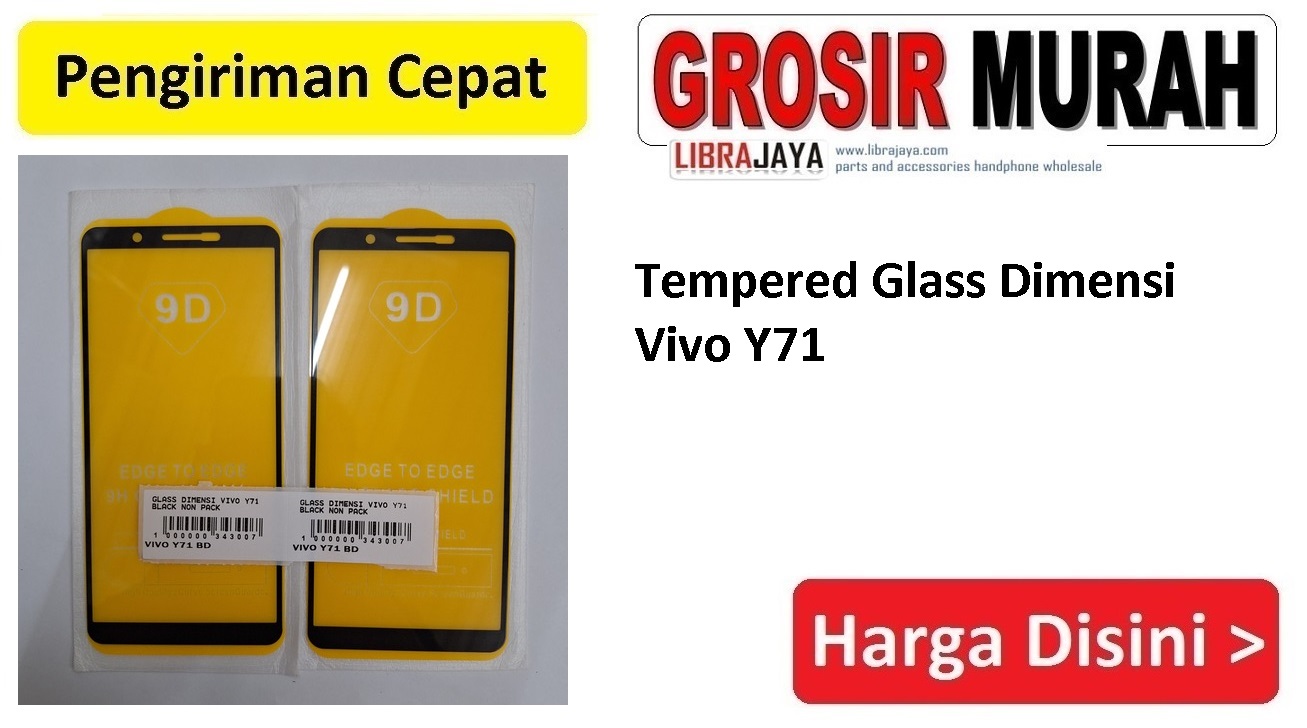 Tempered Glass Dimensi Vivo Y71