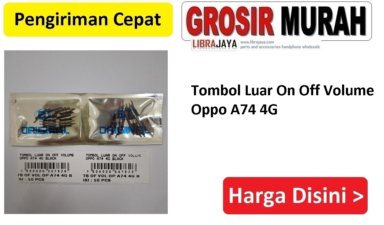 Tombol Luar On Off Volume Oppo A74 4G