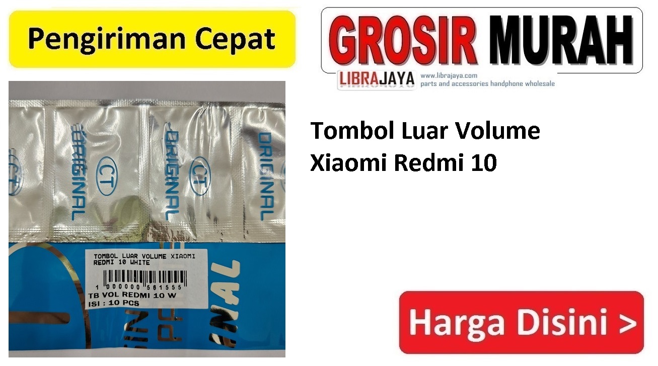 Tombol Luar Volume Xiaomi Redmi 10