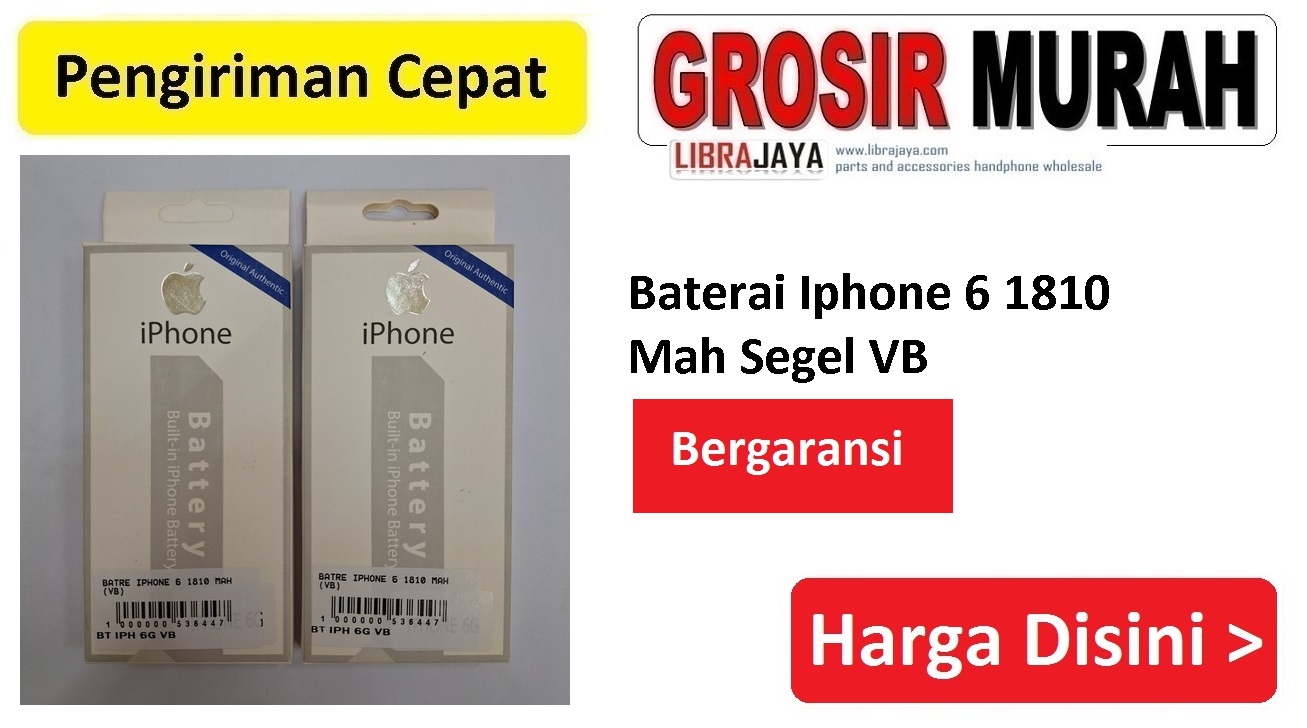 Baterai Iphone 6 1810 Mah Segel VB