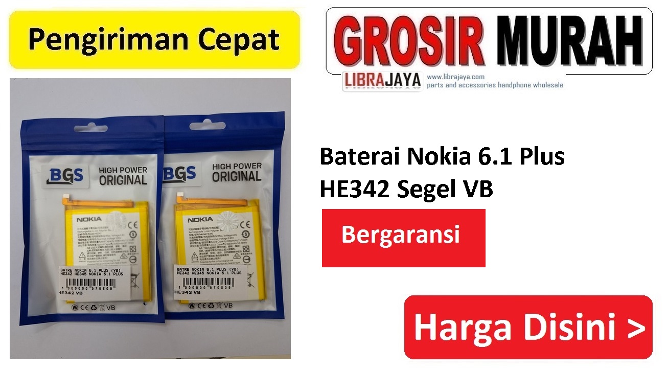 Baterai Nokia 6.1 Plus HE342 Segel VB